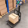 Elektronikus mérleg 200 kg, raktári, bolti, platformos, teher, ipari, LCD
