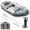 Felfújható Mariner 3 csónak 3 személyre, evezőkkel, pumpával, horgászbot-tartókkal és motortartóval – Intex 68373