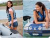 Felfújható Mariner 3 csónak 3 személyre, evezőkkel, pumpával, horgászbot-tartókkal és motortartóval – Intex 68373