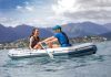 Felfújható Mariner 3 csónak 3 személyre, evezőkkel, pumpával, horgászbot-tartókkal és motortartóval – Intex 68373
