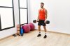 Állítható kézisúlyzók 2×20 kg súlyzókészlet 40 kg rúddal és kettlebellel