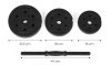 Állítható kézisúlyzók 2×15 kg edzőszett 30 kg