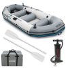 Felfújható Mariner 4 csónak 4 főre evezőkkel, pumpával, bottartóval és motortartóval – INTEX 68376