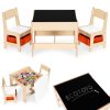 Gyerek bútor szett – asztal + 2 szék, krétatáblával ECOTOYS