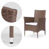 Rattan hatású kerti bútor szett – 4 szék + asztal MultiGarden