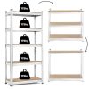Tárolóállvány 180x90x40 cm, horganyzott acél, 5 polc, 875 kg teherbírás – ModernHome