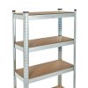 Tárolóállvány 180x90x40 cm, horganyzott acél, 5 polc, 875 kg teherbírás – ModernHome