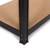 Fém tárolópolc 180x90x30 cm garázsba vagy pincébe, 5 polccal, 875 kg teherbírással ModernHome