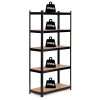 Fém tárolópolc 180x90x30 cm garázsba vagy pincébe, 5 polccal, 875 kg teherbírással ModernHome