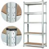 Tárolóállvány 205x120x45 cm horganyzott acél, 5 polc, 875 kg teherbírás ModernHome