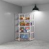 Sarok tárolópolc 180x90x40 cm horganyzott acél, 5 polc, 875 kg teherbírás ModernHome