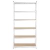 Tárolóállvány 222x110x50 cm horganyzott acél, 6 polc, 1050 kg teherbírás ModernHome