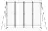 Összecsukható 4 részes kerti és szobai térelválasztó 167x216 cm Beige MultiGarden