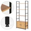Indusztriál loft polc szekrénnyel és 4 polccal ModernHome
