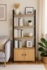 Indusztriál loft polc szekrénnyel és 4 polccal ModernHome