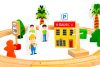 74 darabos elemes fa vasútpálya Ecotoys