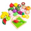 Fa gyümölcs szeleteléshez, 20 darab ECOTOYS