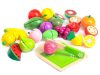 Fa gyümölcs szeleteléshez, 20 darab ECOTOYS