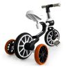 4 az 1-ben futóbicikli pedálokkal, oldalkerekekkel, fekete – ECOTOYS