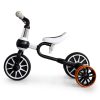 4 az 1-ben futóbicikli pedálokkal, oldalkerekekkel, fekete – ECOTOYS