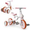 4 az 1-ben futóbicikli pedállal, oldalkerekekkel, rózsaszín – ECOTOYS