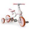 4 az 1-ben futóbicikli pedállal, oldalkerekekkel, rózsaszín – ECOTOYS