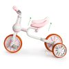 4 az 1-ben futóbicikli pedállal, oldalkerekekkel, rózsaszín – ECOTOYS