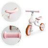 4 az 1-ben futóbicikli pedállal, oldalkerekekkel, rózsaszín – ECOTOYS