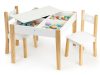 Asztal két székkel, gyerekbútor szett ECOTOYS
