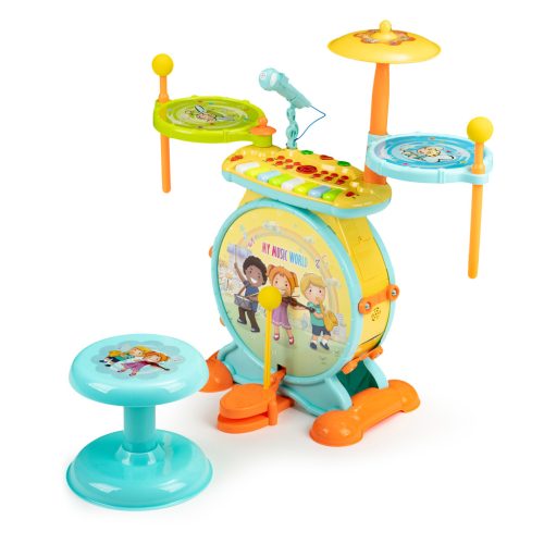 Orgona dobok 2 az 1-ben karaoke mikrofon MP3 LED