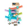 Fa lejtőpálya 6 autóval és xilofonnal az ECOTOYS-tól