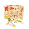 Fa szerszámok műhelydobozban, XXL készlet ECOTOYS