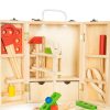 Fa szerszámok műhelydobozban, XXL készlet ECOTOYS