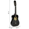 Gyerekeknek nagy fa gitár 6 húr ECOTOYS