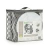 Habosított játszószőnyeg kerítéssel, puzzle szárazmedence, 25 elem, ECOTOYS