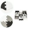 Habosított játszószőnyeg kerítéssel, puzzle szárazmedence, 25 elem, ECOTOYS