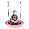 Kerti hintafészek 100 cm ECOTOYS rózsaszín