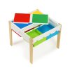 Fából készült gyerekbútor szett: asztal + 2 szék ECOTOYS