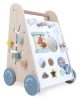 Fa oktató tologató járássegítő mozgatható elemekkel, ECOTOYS