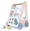Fa oktató tologató járássegítő mozgatható elemekkel, ECOTOYS
