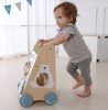 Fa oktató tologató járássegítő mozgatható elemekkel, ECOTOYS
