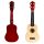 Gyerekeknek való fa ukulele gitár, 4 nylon húr, ECOTOYS