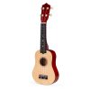 Gyerekeknek való fa ukulele gitár, 4 nylon húr, ECOTOYS