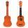 Gyerek fa ukulele gitár, 4 nejlon húr, ECOTOYS