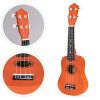 Gyerek fa ukulele gitár, 4 nejlon húr, ECOTOYS