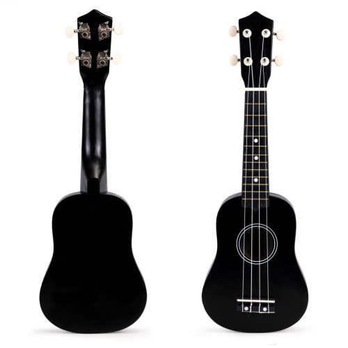 Gyermek fa ukulele gitár, 4 nylon húr, ECOTOYS