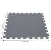 Habosított puzzle szőnyeg 50x50 cm, 8 darab, medence alá – Intex 29084