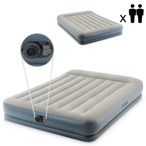 Felfújható kétszemélyes matrac pumpával 203x152 cm Intex 64118ND