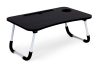 Ágyasztali laptopállvány 60x40 cm – fekete