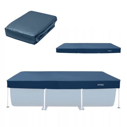 Fedő ponyva keretes medencéhez 2,6x1,6 m Intex 28036